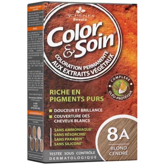Color & Soin 8A Blond Cendré 135 ml