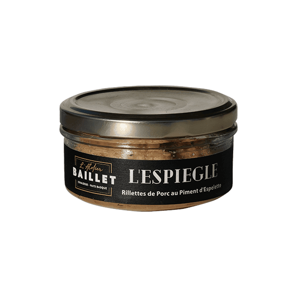 Rillettes De Porc Au Piment D'espelette - L'espiègle
