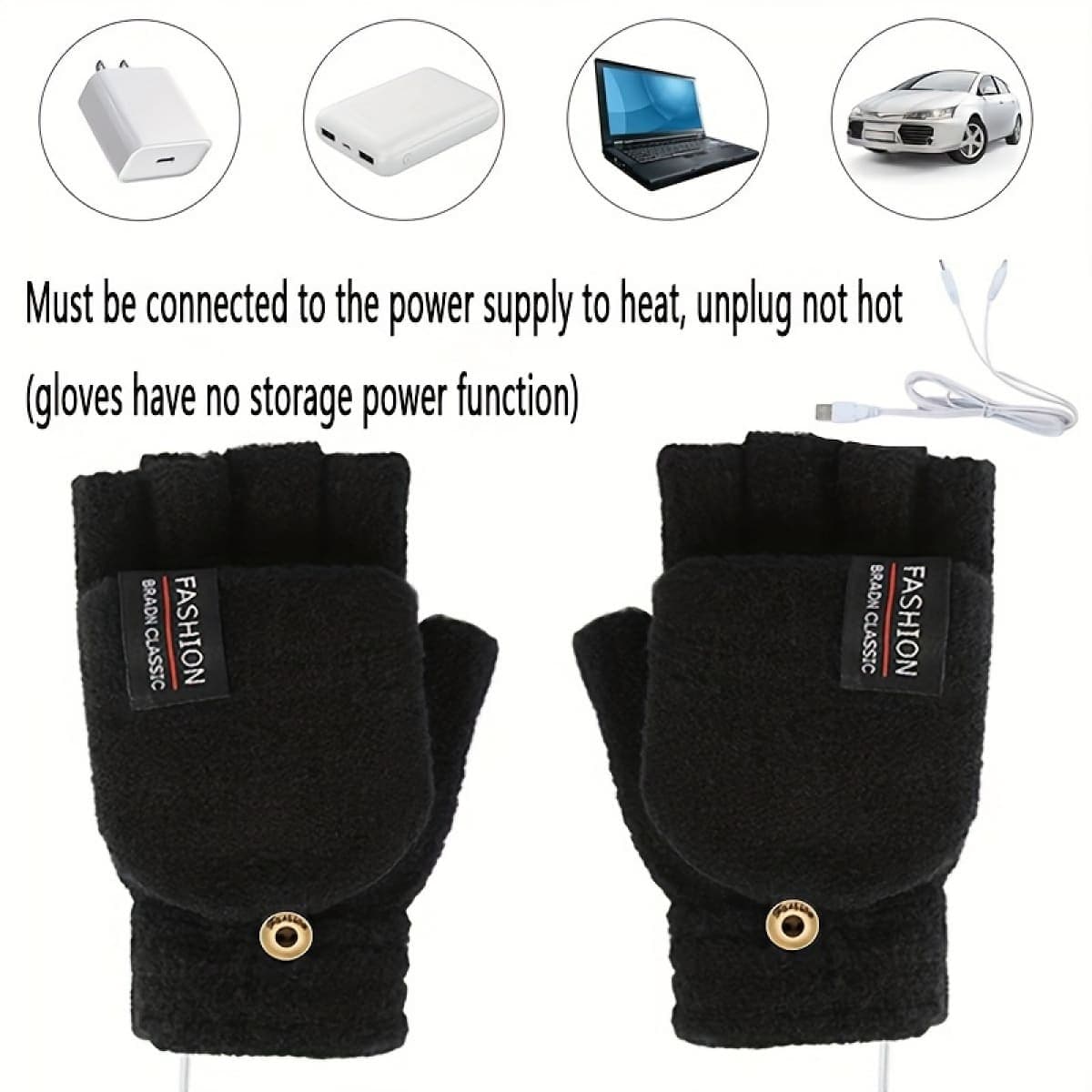 Gants Chauffants Hivernaux, Gants De Vélo À Température Réglable, Gants De Ski Chauffants Électriques Usb, Cadeaux D'anniversaire Cadeaux De