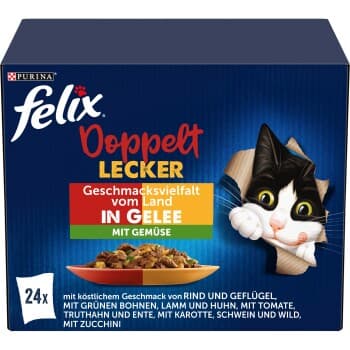 Felix Doppelt Lecker Variété de saveurs aux légumes 24x85 g